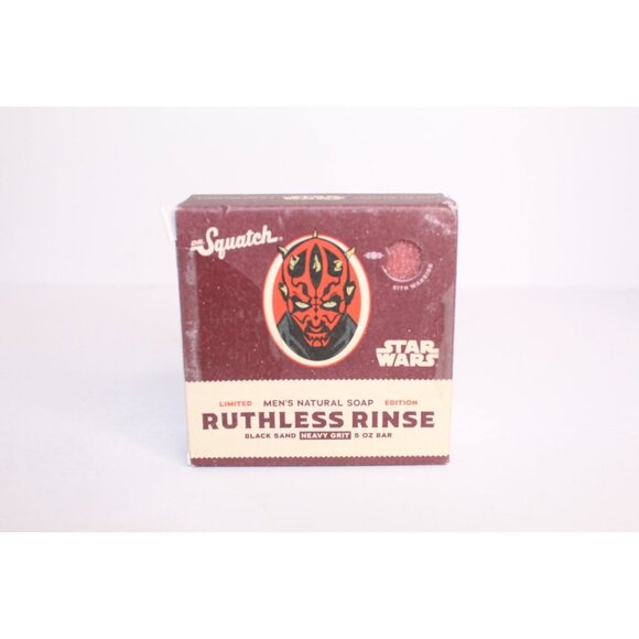 Dr. Squatch Star Wars Ruthless Rinse Heavy Grit Scrub Scented Soap 5 oz. NIB - Picture 1 of 7